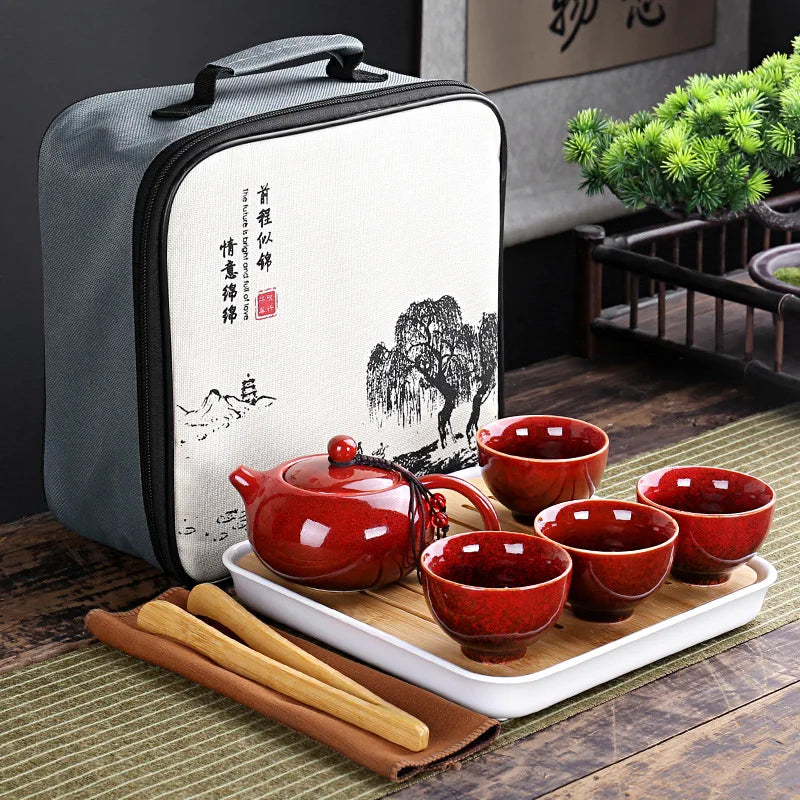 Portable Chinese Kung Fu Tea Set