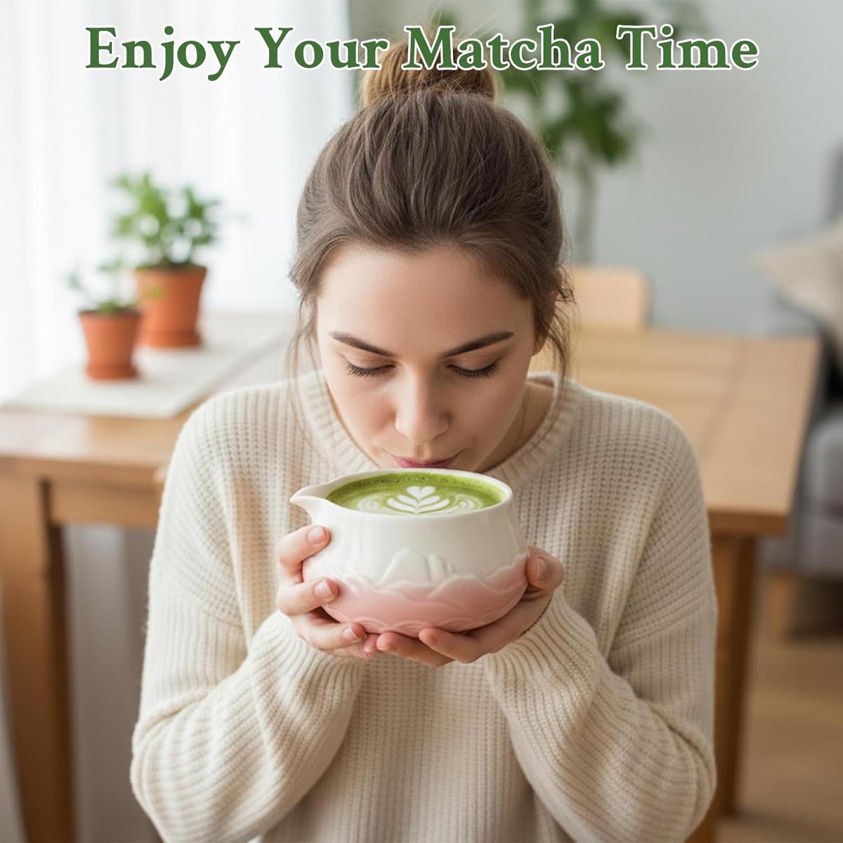 8-Piece Matcha Tea Set – Complete Ceremonial & Latte Kit