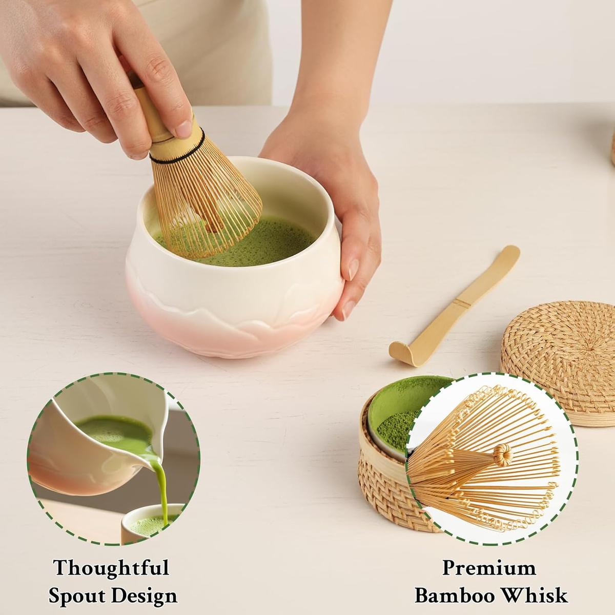 8-Piece Matcha Tea Set – Complete Ceremonial & Latte Kit