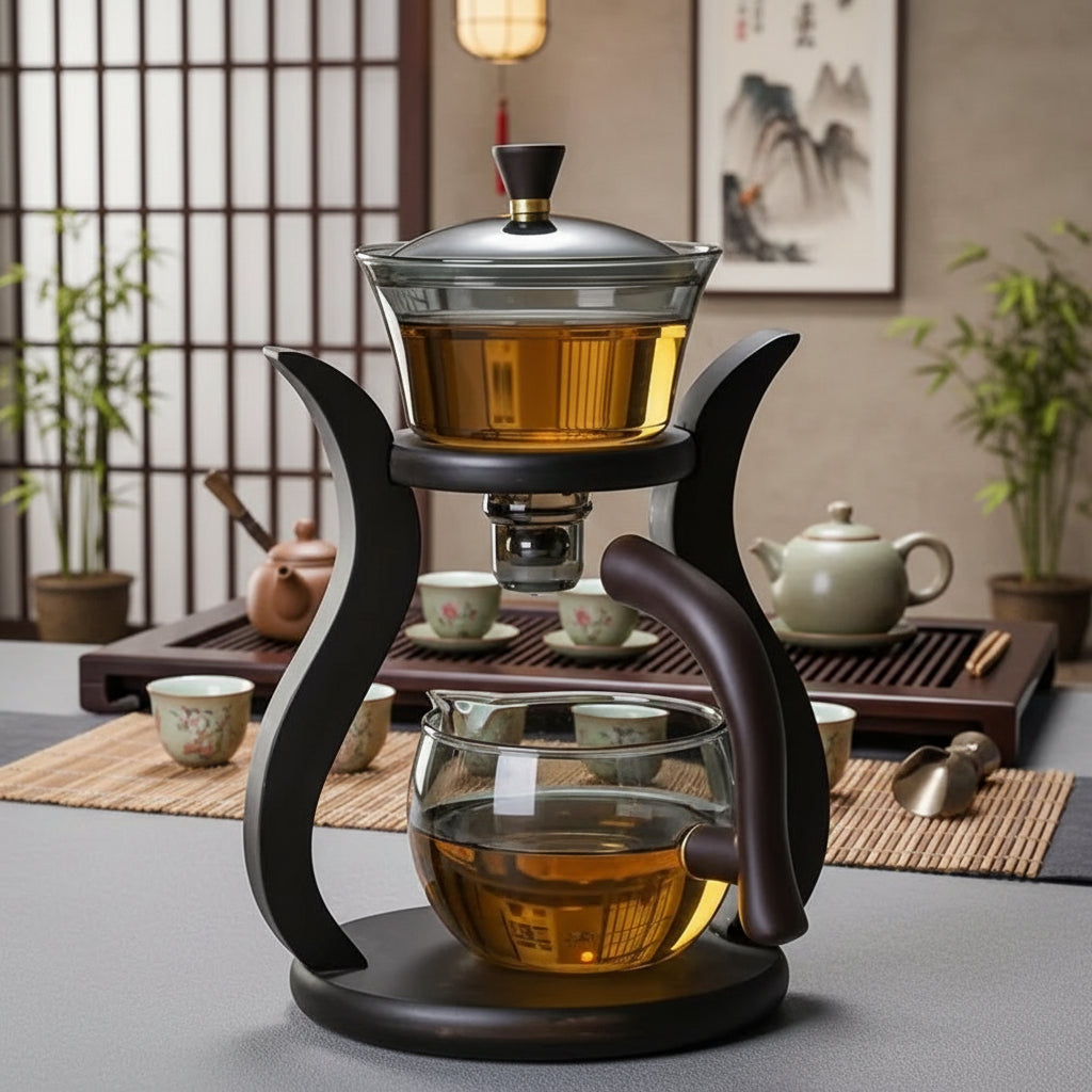 Auto Pour Glass Gong Fu Set