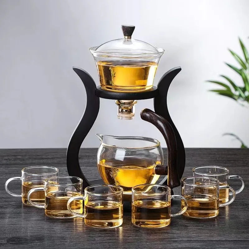 Auto Pour Glass Gong Fu Set