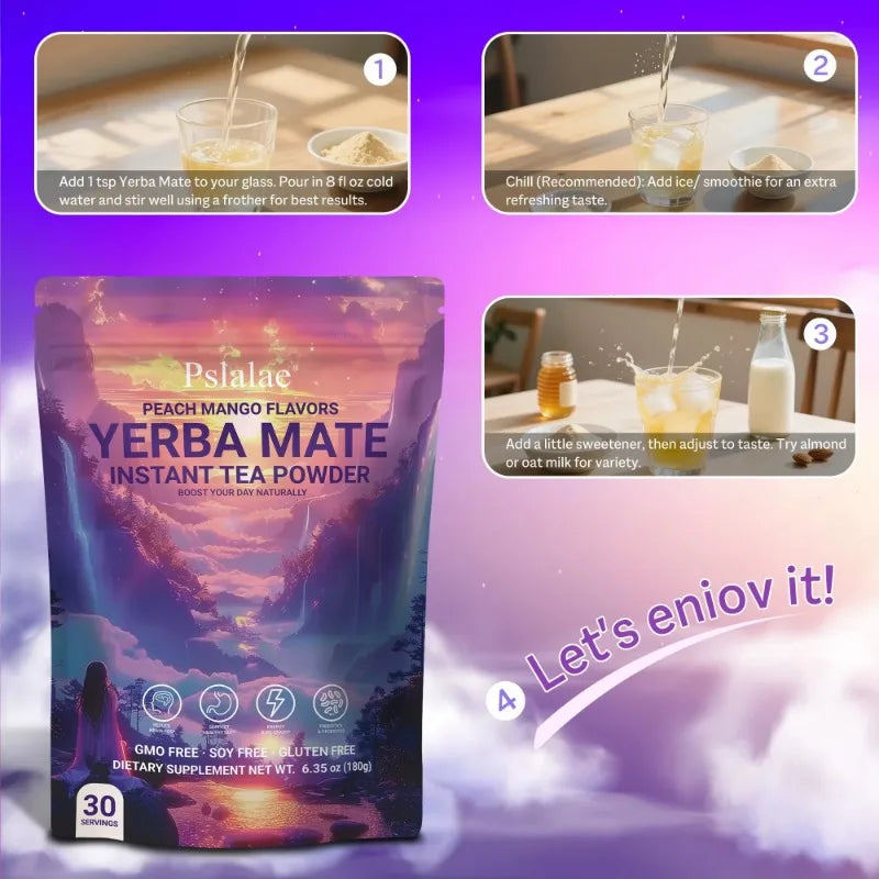 Yerba Mate 3-in-1 Energy Supplement Tea