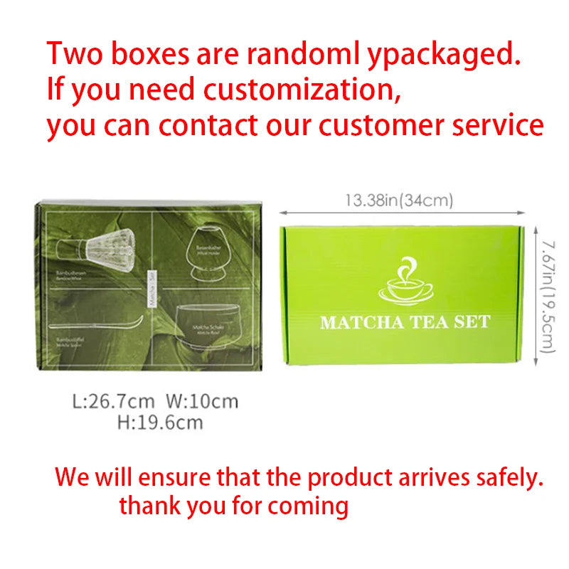 Glass Matcha Sets Hammered Transparent Round Chawan Chasen Holder Bamboo Tea Brush Traditional Tea Ceremony Culture Lover's Gift