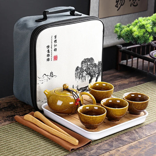 Portable Chinese Kung Fu Tea Set