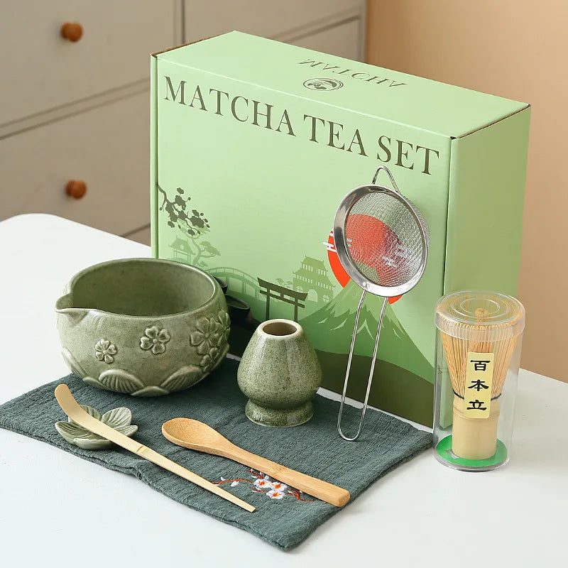 8-Piece Sakura Harmony Matcha Collection