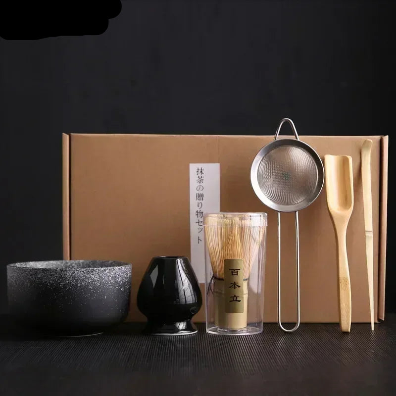 6-Piece Song Dynasty Bamboo Matcha Set