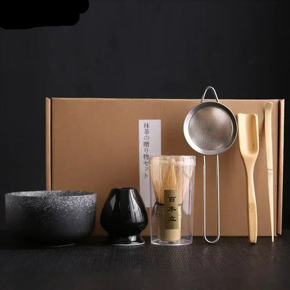 6-Piece Song Dynasty Bamboo Matcha Set