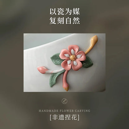 8-Piece Pinch Flower Series Matcha Set