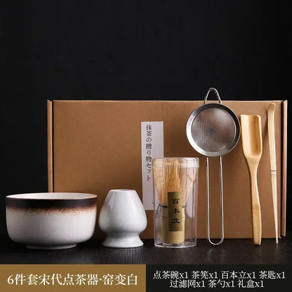 6-Piece Song Dynasty Bamboo Matcha Set