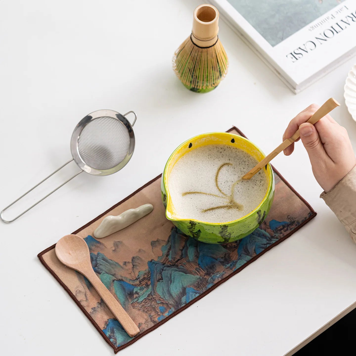 Creative Watermelon 8-Piece Matcha Tea Set