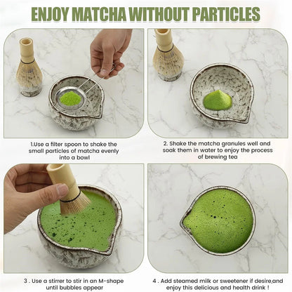 Ceremonial Essence 6-Piece Matcha Tea Set