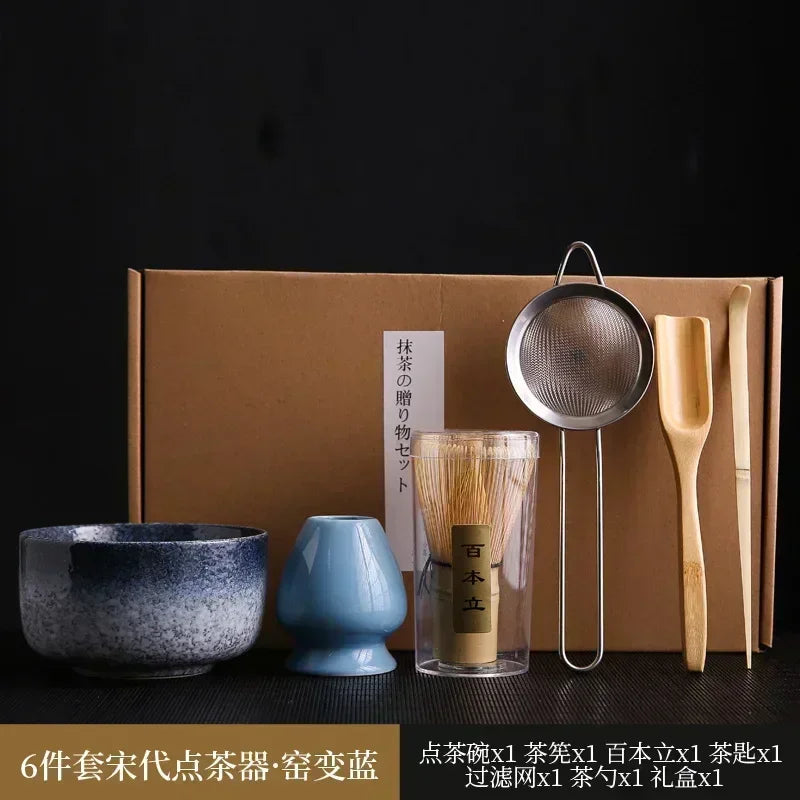 6-Piece Song Dynasty Bamboo Matcha Set
