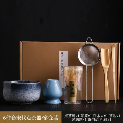 6-Piece Song Dynasty Bamboo Matcha Set
