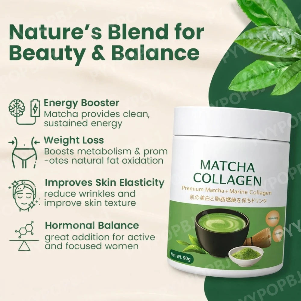 Matcha Collagen Drink Mix