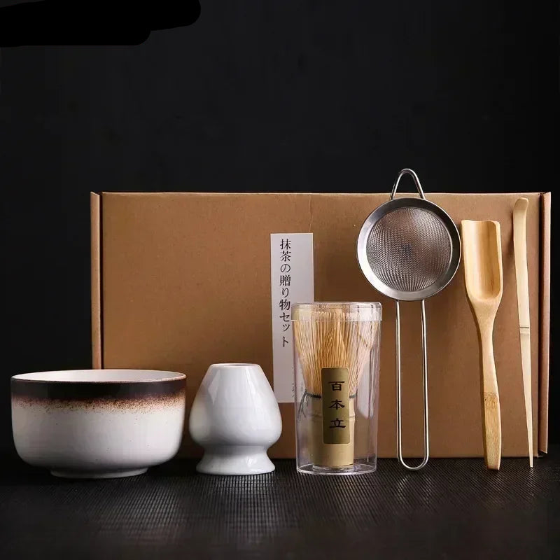 6-Piece Song Dynasty Bamboo Matcha Set