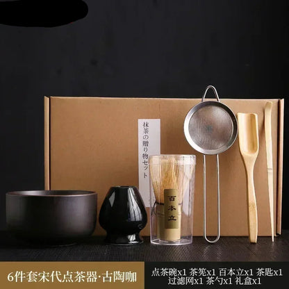 6-Piece Song Dynasty Bamboo Matcha Set