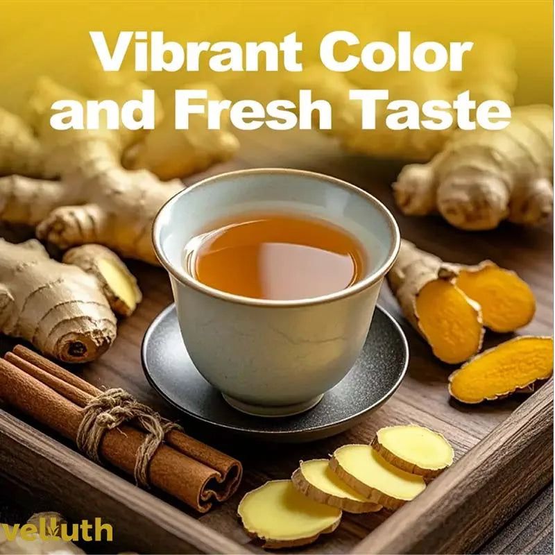 Turmeric Ginger Cinnamon Tea – Natural Herbal Blend | Caffeine-Free Wellness Tea