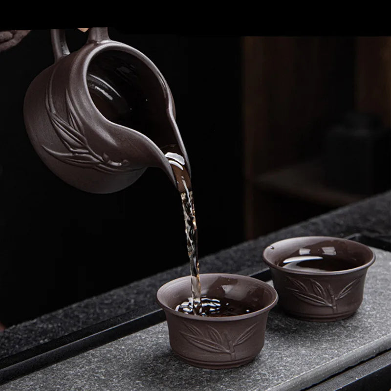 Handmade Antique Zen Yixing Tea Set