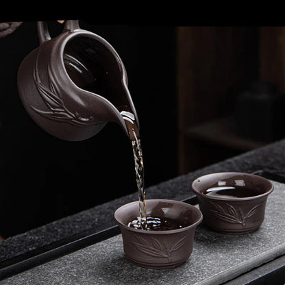 Handmade Antique Zen Yixing Tea Set