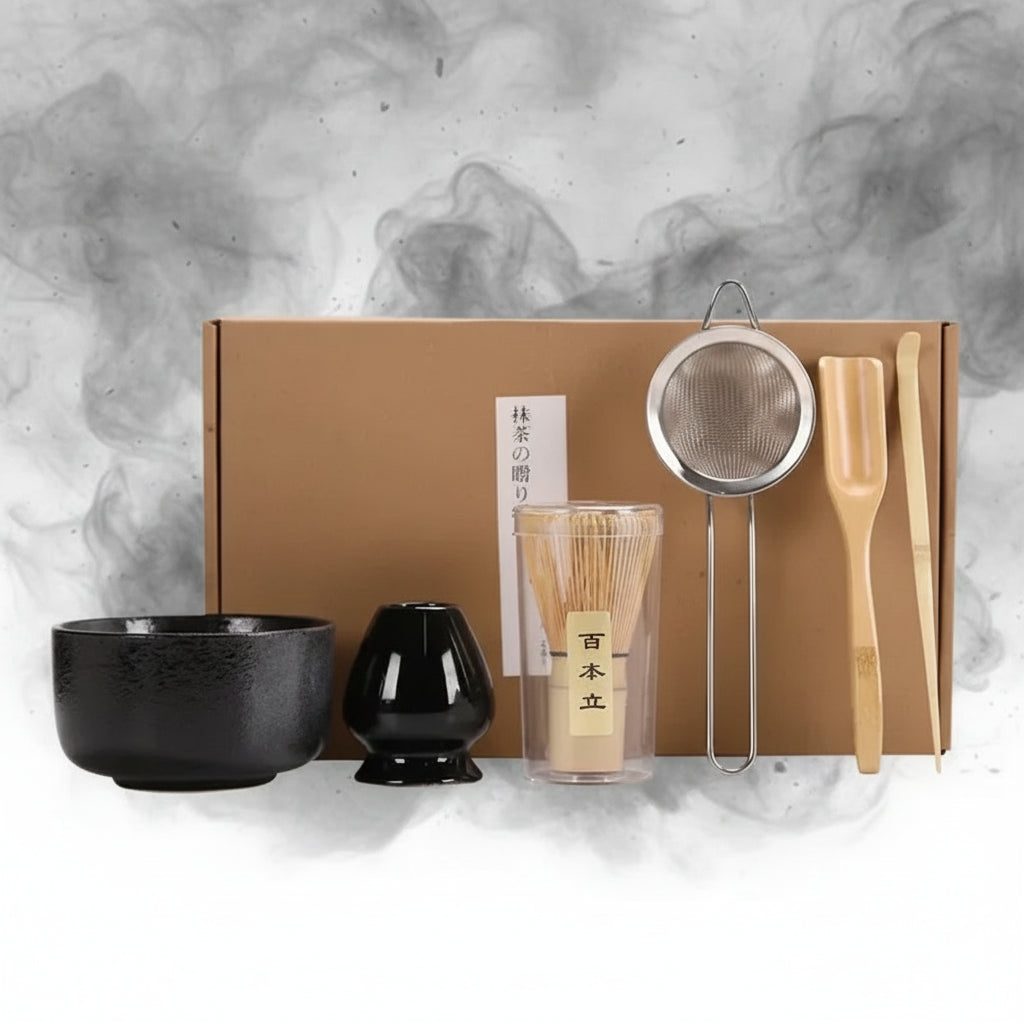 6-Piece Song Dynasty Bamboo Matcha Set