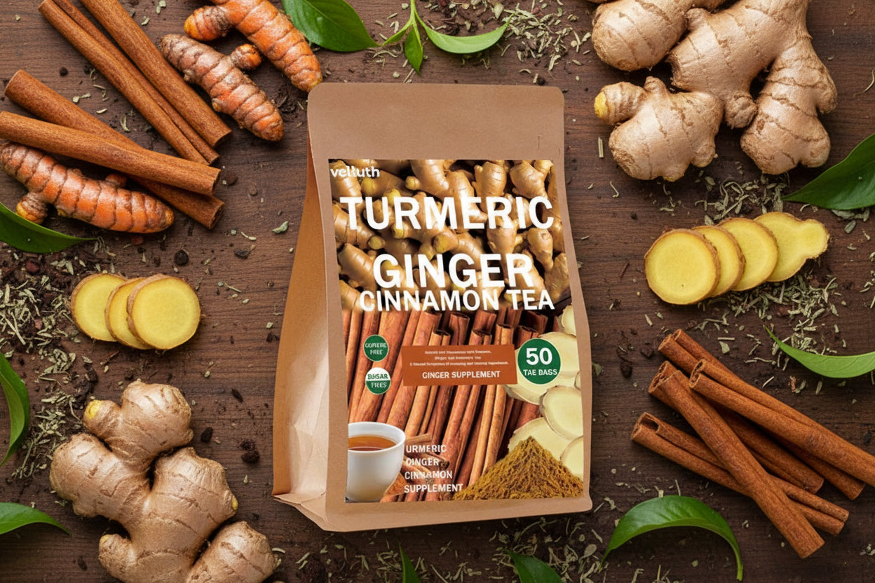 Turmeric Ginger Cinnamon Tea 50 bags